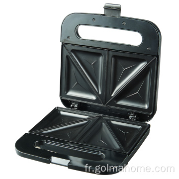 Nouveau Style Sandwich Maker Revêtement Antiadhésif Cool Touch Logement Sandwich Presse Gaufrier/Grill/Sandwich Maker